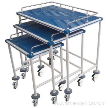 Hospital Wear-resistant Three-layer Instrument Trolley